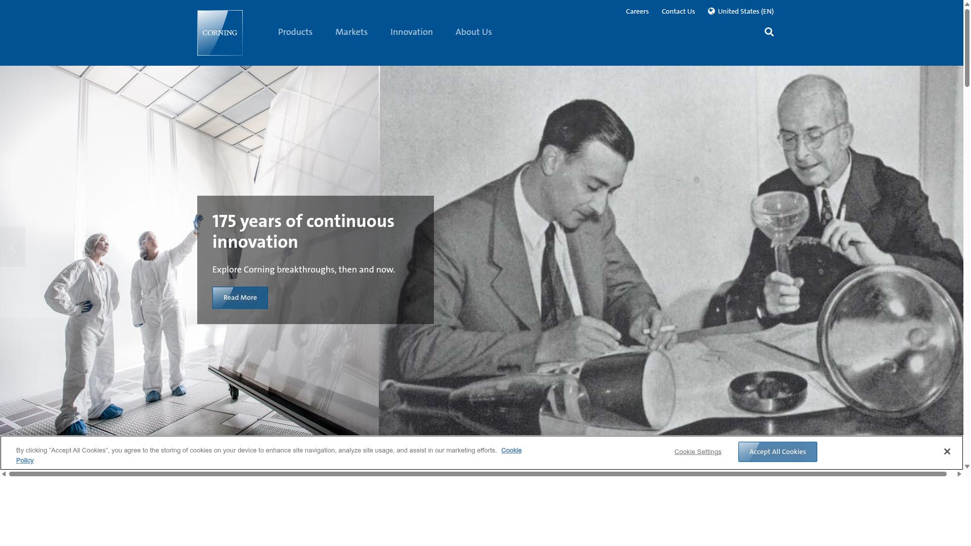 Corning website