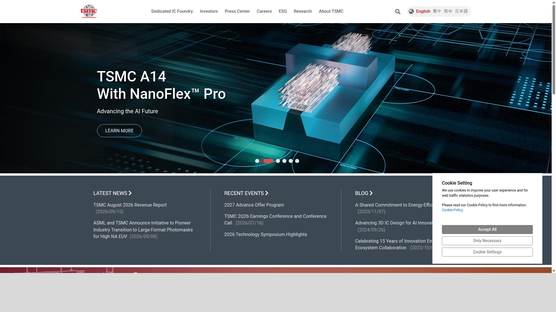 TSMC website